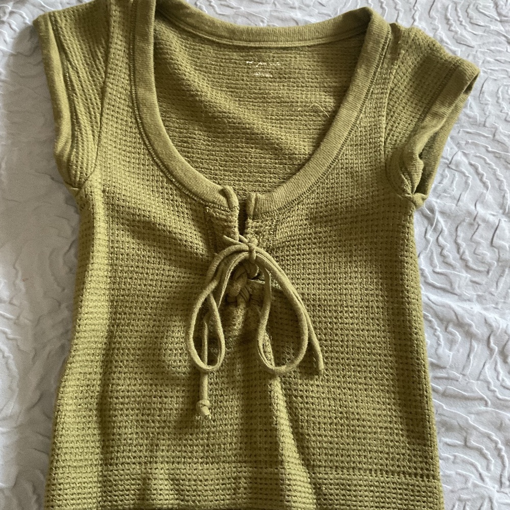 Green Crop Top Urban Outfitters